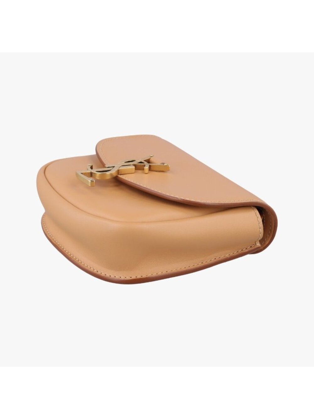 Saint Laurent Kaia Small Beige Leather Shoulder Bag - Picture 4 of 16